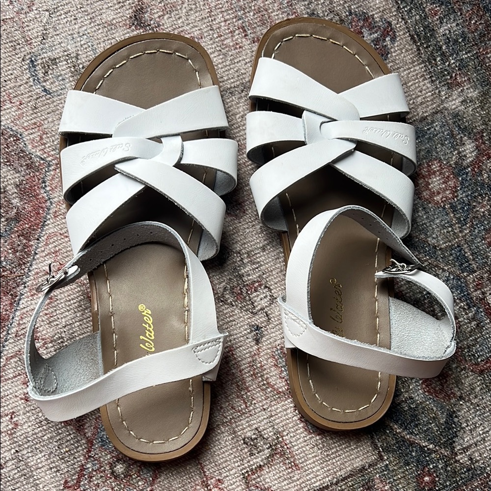 Salt Water White Sandals